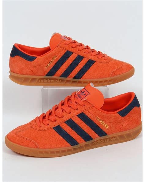 adidas hamburg orange shoes